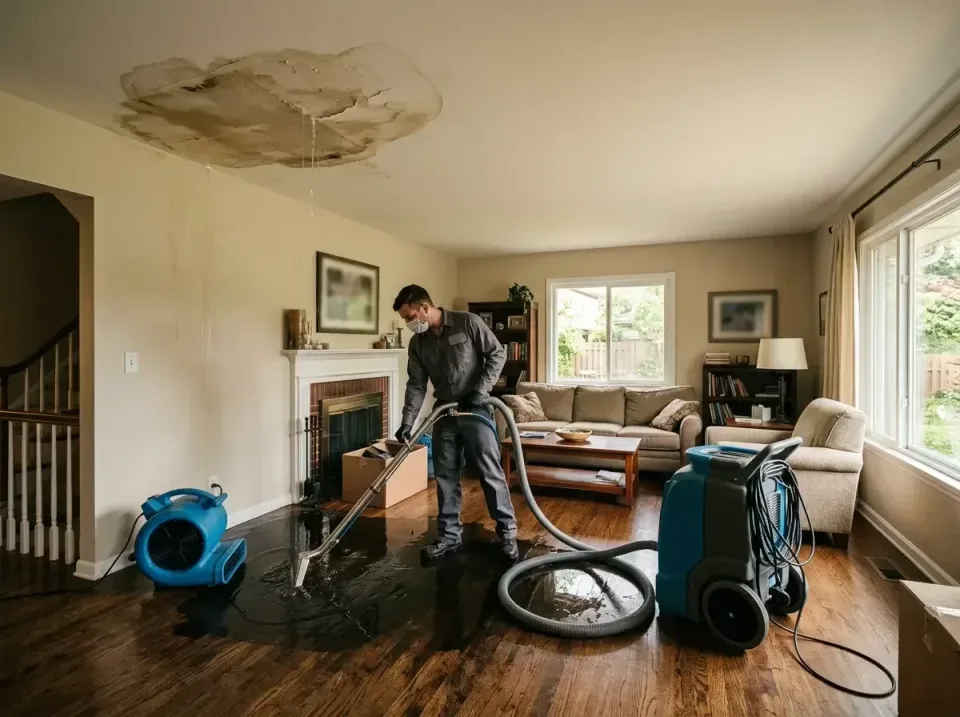 attic-pipe-burst-ceiling-drip-008 — frequently asked questions, Water Damage Restoration & Carpet Care in Wood Dale, IL